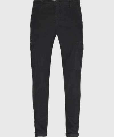 Corduroy Pants Slim fit | Corduroy Pants | Grå